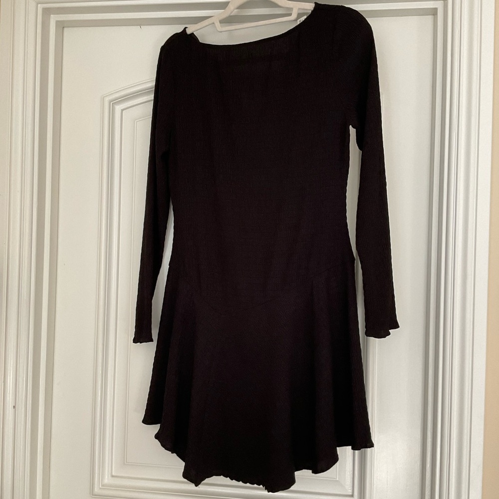 Chic Black Long Sleeve Dress